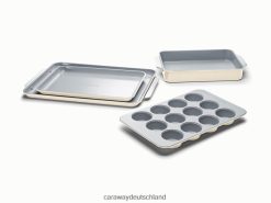 Caraway Backgeschirr-Set T2RVB8106 Kochgeschirr Creme