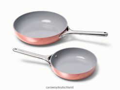 Caraway Bratpfannen-Duo T2RVB813 Kochgeschirr Perrakotta