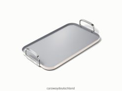 Caraway Doppelbrenner-Grillplatte T2RVB881 Kochgeschirr Creme