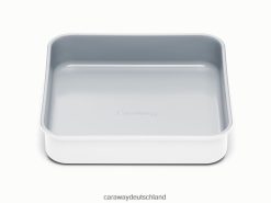Caraway quadratische Pfanne T2RVB8193 Kochgeschirr Weiß