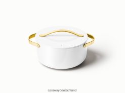 Caraway Schmortopf T2RVB848 Kochgeschirr Weiß