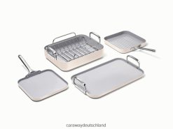 Caraway Squareware-Set T2RVB849 Kochgeschirr Creme