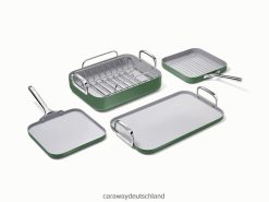 Caraway Squareware-Set T2RVB852 Kochgeschirr Salbei