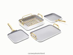 Caraway Squareware-Set T2RVB856 Kochgeschirr Weiß