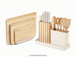 Caraway Vorbereitungs- und Bretterset T2RVB8229 Kochgeschirr Creme