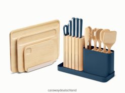 Caraway Vorbereitungs- und Bretterset T2RVB8230 Kochgeschirr Marine